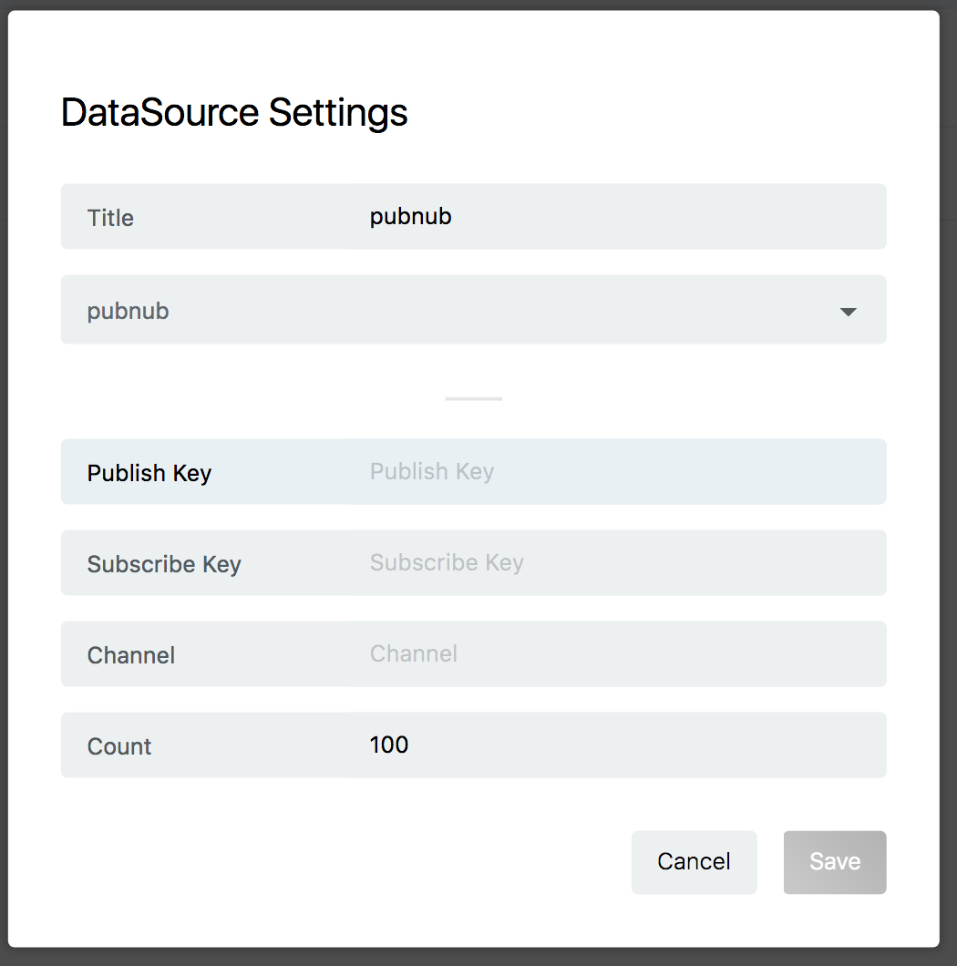 CreateDataSource-settings
